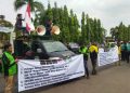 Driver Ojol di Cilegon Gelar Unjuk Rasa Terkait Beban Potongan Aplikasi