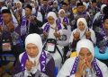 Pelepasan 389 Calon Jemaah Haji Kloter 52 dari Lebak ke Tanah Suci
