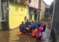 Kali Angke Meluap, Pemukiman Warga di Candulan Tangerang Terendam Banjir