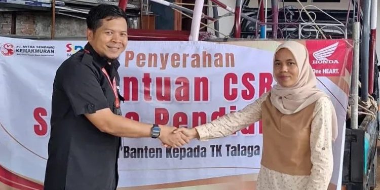 Dukungan Fasilitas Pendidikan Anak Usia Dini di Lebak oleh Honda Banten