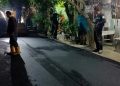 Warga TBL Kota Serang Akhirnya Dapat Merasakan Jalan Berhotmix Setelah Belasan Tahun Menanti
