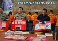 Polresta Serang Kota Amankan Ribuan Obat Ilegal dan Setengah Kilogram Sabu