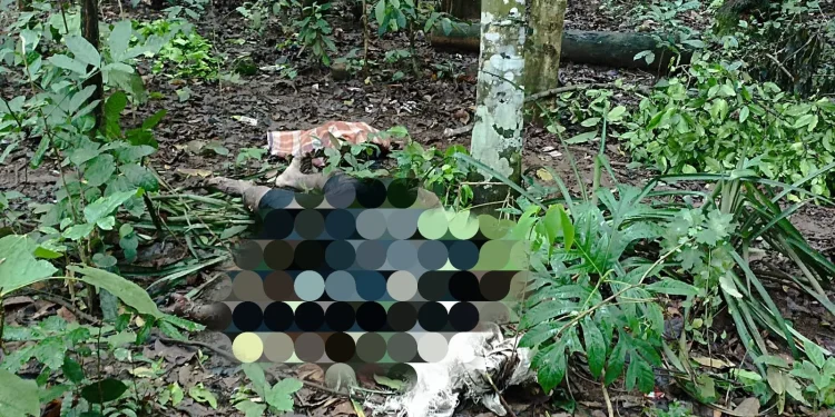 Penemuan Mayat Laki-laki di Bawah Pohon Melinjo Gegerkan Warga Cibadak Lebak
