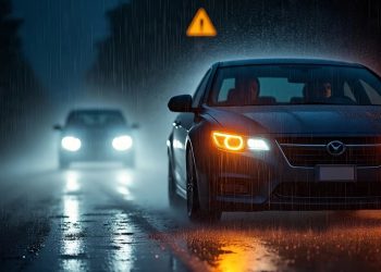 Risiko Penggunaan Lampu Hazard Saat Hujan