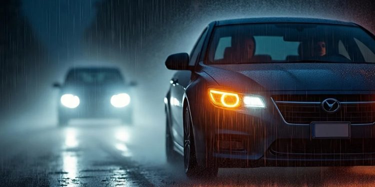 Risiko Penggunaan Lampu Hazard Saat Hujan