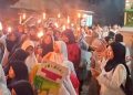 Warga Tangsel Rayakan Tahun Baru Islam dengan Pawai Obor Meriah