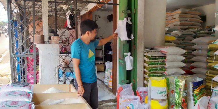 Harga Beras di Pasar Badak Pandeglang Meningkat Signifikan