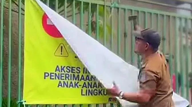 Akses Menuju 2 Sekolah Negeri di Tangsel Setelah Diblokade Warga Akhirnya Dibuka