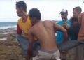 Evakuasi Lumba-lumba Terdampar di Pantai Legonpari Lebak