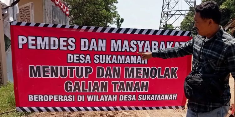 Pemdes Sukamanah Lebak Tutup Galian C Ilegal Jadi Penyebab Kecelakaan