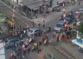 Polisi Kocar-Kacir Dikejar Massa Demo di Serang Bukan Adegan Film