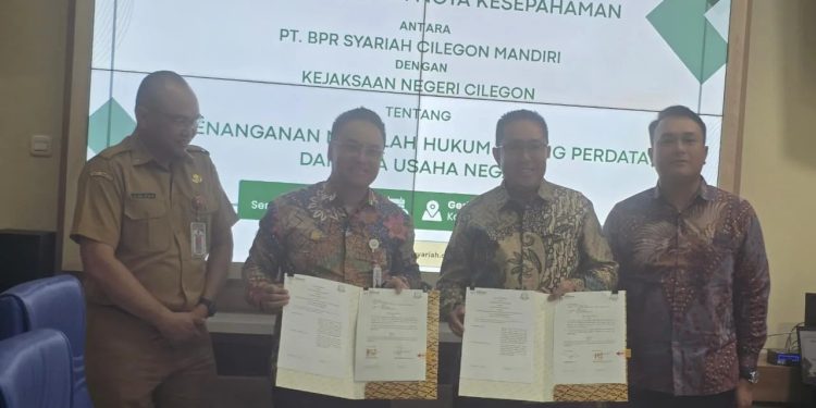 MoU Penguatan Hukum antara BPRS Cilegon Mandiri dan Kejari