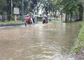 Hujan Deras Mengakibatkan Beberapa Titik di Kota Serang Terendam Banjir