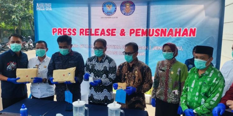 Pengiriman Narkoba Jaringan Medan ke Tangerang Gagal Dihadang BNNP Banten