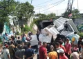 Sopir Truk Terjun dari Tol Diduga Mengantuk