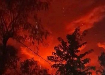 Warga Panimbang Resah Langit Merah Darah, Ini Penjelasan dari BMKG