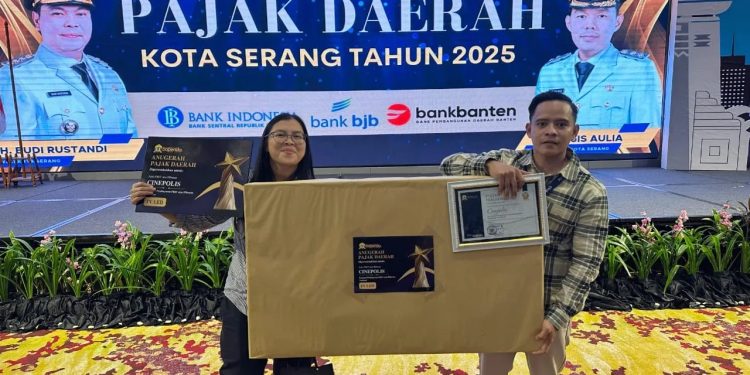 Cinépolis Kota Serang Dapat Penghargaan PBJT, Tanda Konsistensi Kontribusi untuk PAD