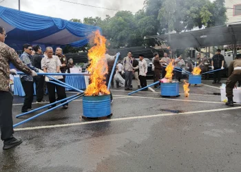 Kejari Serang Musnahkan Lebih dari Tiga Kilogram Narkoba Jenis Sabu