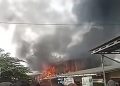Kebakaran Besar di Toko Bangunan Tangerang Selatan Hangus Dilalap Api