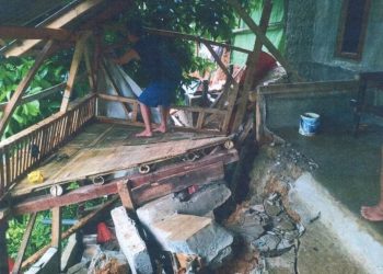 7 Rumah di Bayah Timur Kabupaten Lebak Terkena Dampak Longsor