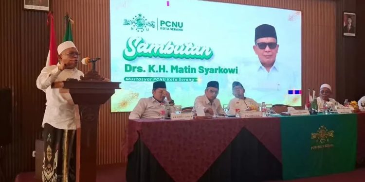 Mustasyar PCNU Kota Serang Ingatkan Kader Agar Tidak Menjadikan NU Alat Kepentingan