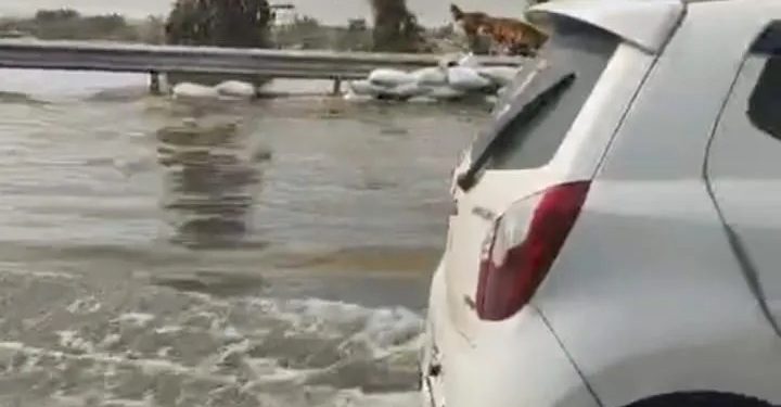 Hari Ini Ruas Tol Cikande Masih Tergenang Air
