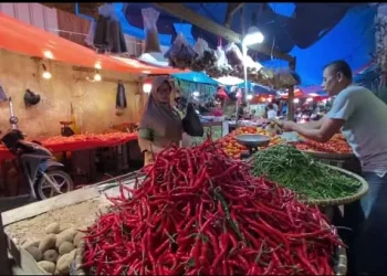 Harga Cabai Pasar Rangkasbitung Menjadi Sangat Tinggi