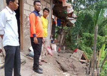 Pergerakan Tanah di Cikeusal Kabupaten Serang, Satu Rumah Warga Terkena Dampak