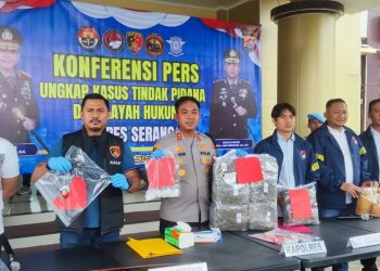 Polres Serang Ungkap Banyak Kasus Kejahatan Awal Tahun 2026