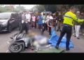 Jalan Berlubang Menyebabkan Kecelakaan, Pelajar Lebak Tewas Tertabrak Truk