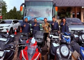 Enam Tersangka Penyelundupan 16 Motor ke Sumatera Ditetapkan Polda Banten